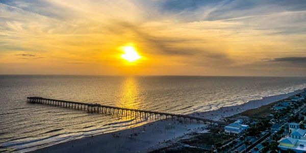 Next door to the pier