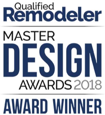 Qualified Remodeler Master Design Awards winner badge, 2018