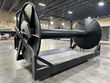 The Rotator 270 is a manure reel attachment manufactured by Iron Shield Industries.