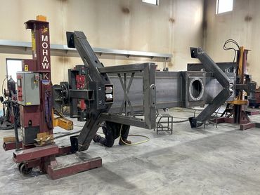 Work platform manufacturing by Iron Shield Industries in South Dakota.