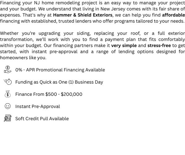 financing roofing replacement, Morris county, NJ, pay for roof replacement.
