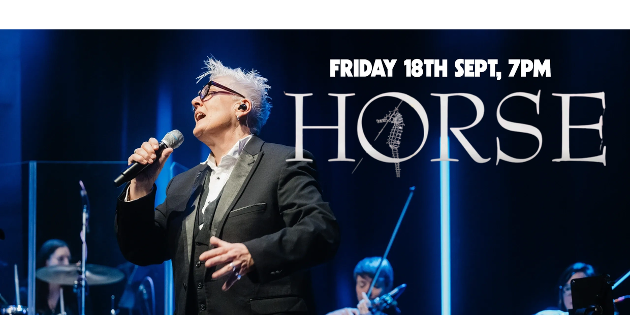 Singer songwriter Horse will perform at Voicfefest, Brechin Cathedral September 26