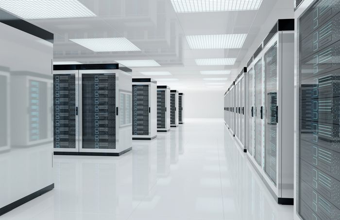 White Server Room