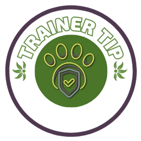 Hexapaws Dog Ramp Training and Professional Dog Trainer Badge.