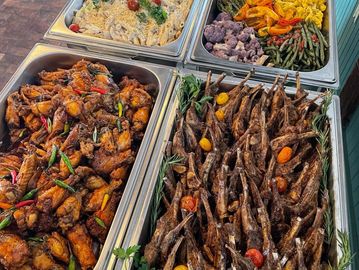 Protein Options
Bourbon Lamb Chops 
Crab Stuffed Shrimp
Herb Grilled Chicken