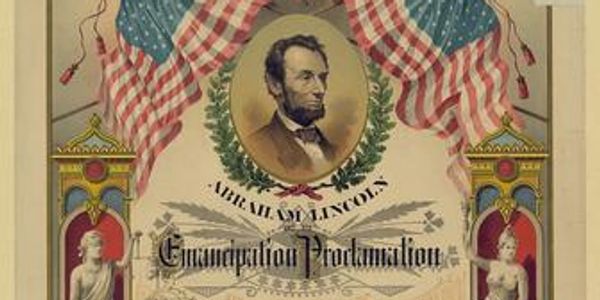 Partial image of the Emancipation Proclamation