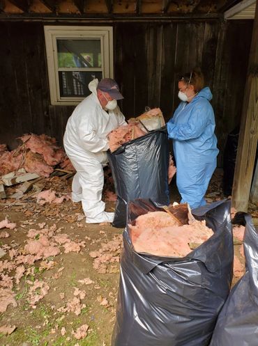 Insulation removal, ppe, family owned business, mold removal, mold remediation, New Hampshire