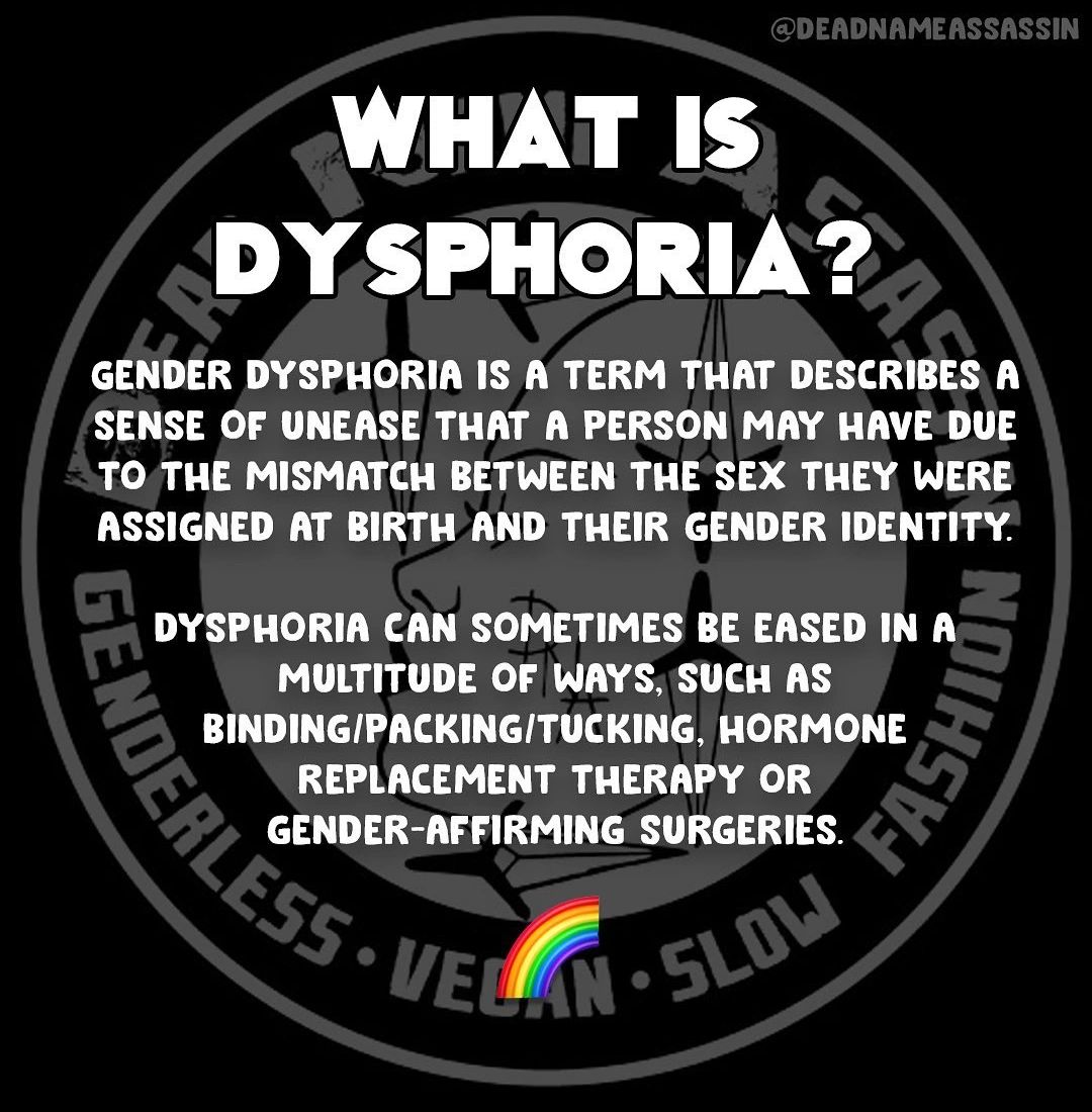 What is dysphoria?