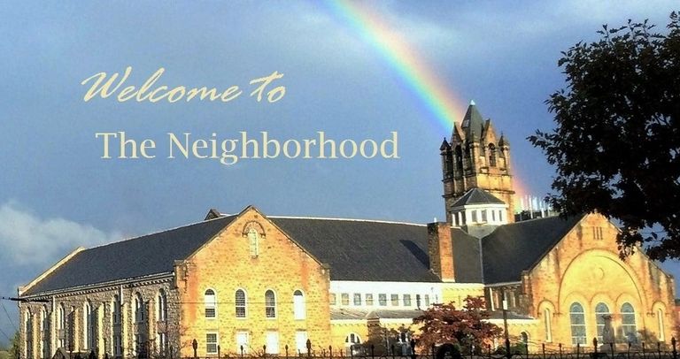 Rainbow over Court Street UMC