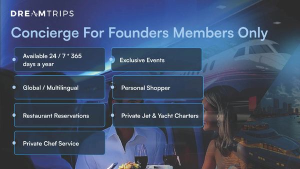 Concierge services for founders offering exclusive global experiences and luxury amenities.