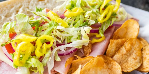 Close up shot of a dish with chips in a plate