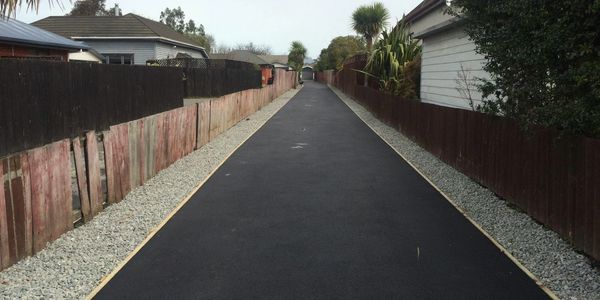 A perfectly paved road in St. Clair County, MI completed by an asphalt contractor