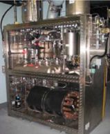 Proton Exchange Membrane PEM electrolysis.  Tritium electrolyser technology design and manufacture.