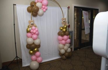 Set up. We can also add balloon props as well.