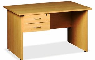 Study Desk with Two drawers & handles part of office furniture in Delhi by Lotus systems