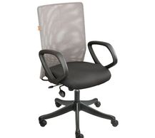 Office furniture manufacturer-office chair medium black seat and grey back