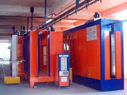 MODULAR OFFICE FURNITURE MANUFACTURER IN NOIDA-powder coating plant