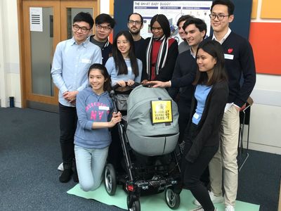 Founder of QUACY’S with Imperial College students, 2017–2018.