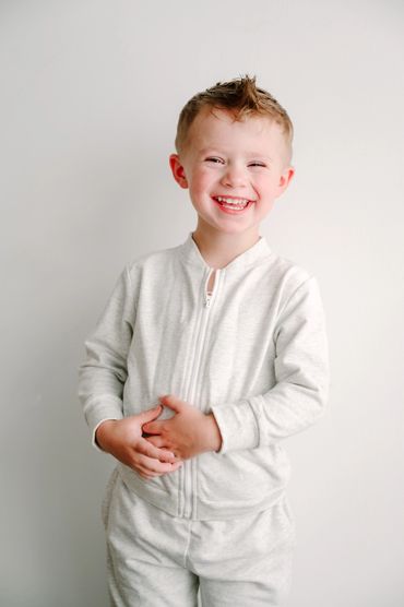 Toddler zipper grey jumpsuits