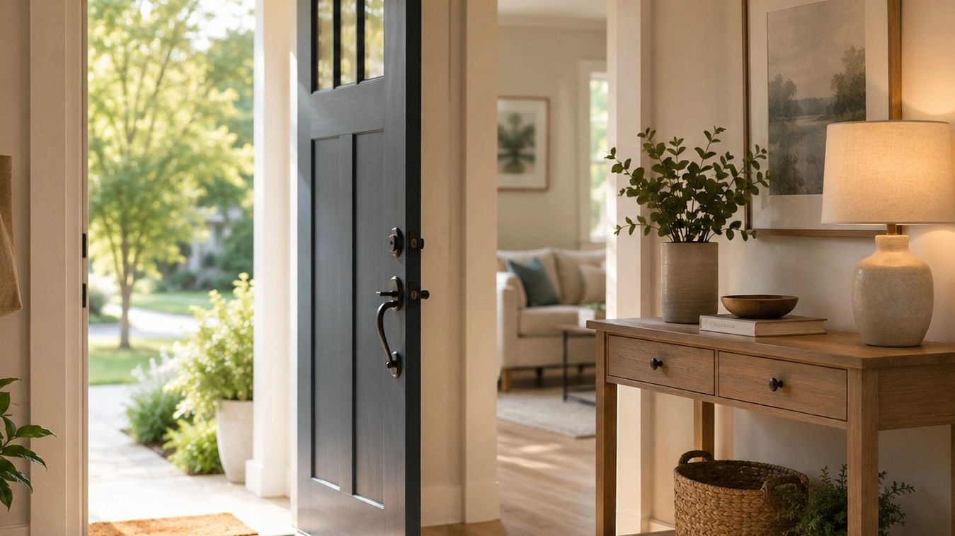 Open doorway representing a welcoming start to home-care services