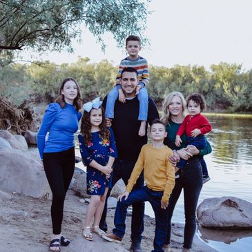 Family thriving because of family therapy. The best family therapist in Gilbert.
