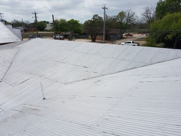 Before Picture - The Mill - Cibolo, TX - Metal Roof - 26 gauge corrugated 