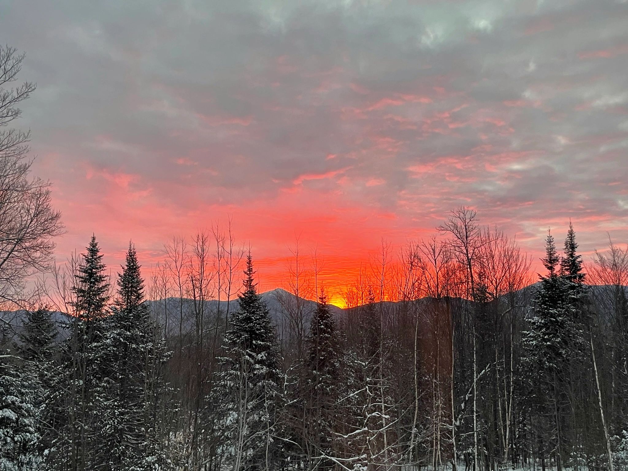 Sunrise over Mountains