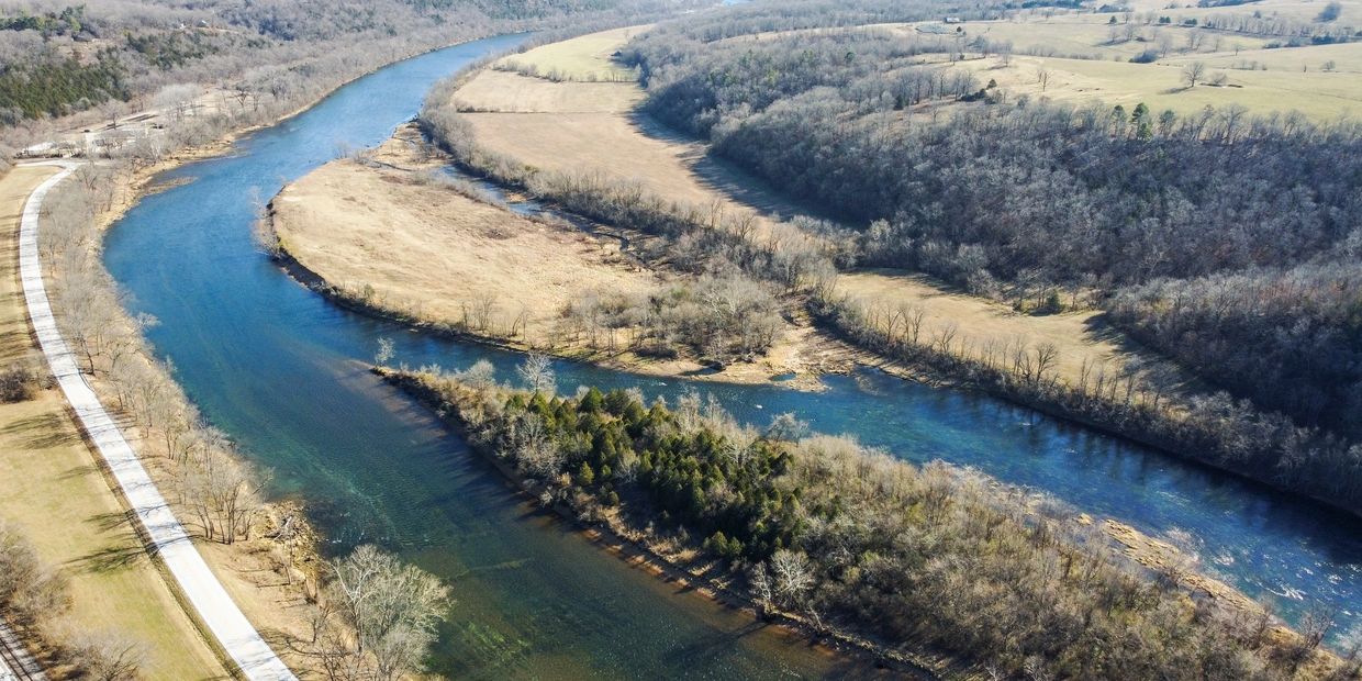 an image that shows an area where we can explore ozark fly fishing with Ike.