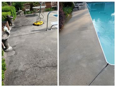 Pool Deck Cleaning