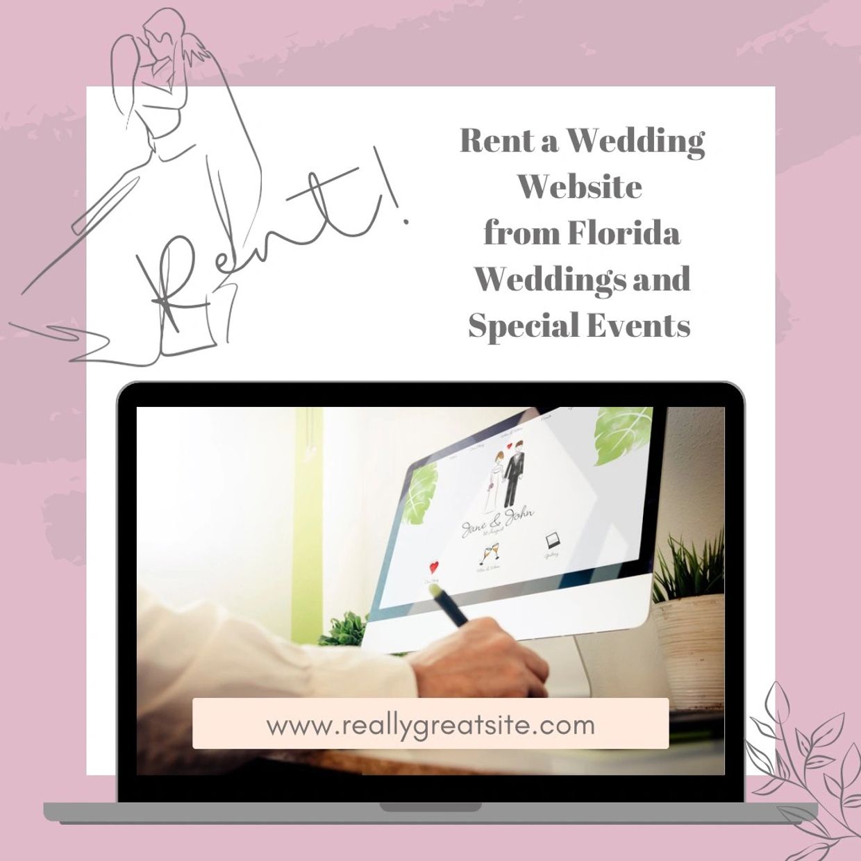 Florida Weddings and Special Events offers business wedding website rentals