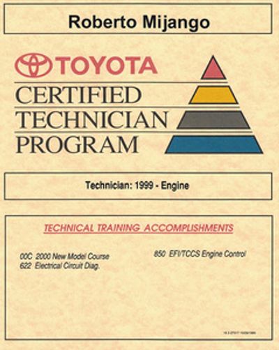 Toyota Certified 