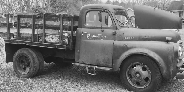 Our 1st farm truck farmers market- Betty Lou- 1948 Dodge