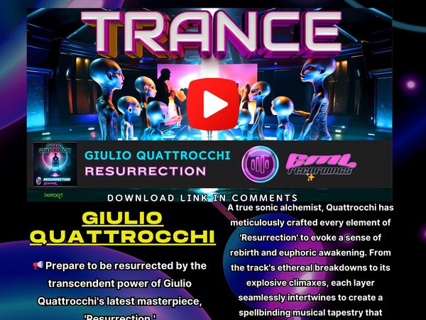 Giulio Quattrocchi - Resurrection Press Release image