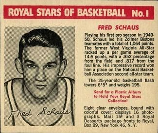 Fred Schaus - Fort Wayne, In Zollner Pistons