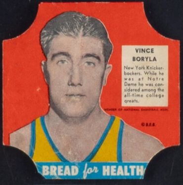 Vince Boryla Bread For Health card.