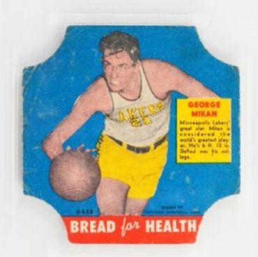 1950 Bread For Health George Mikan card