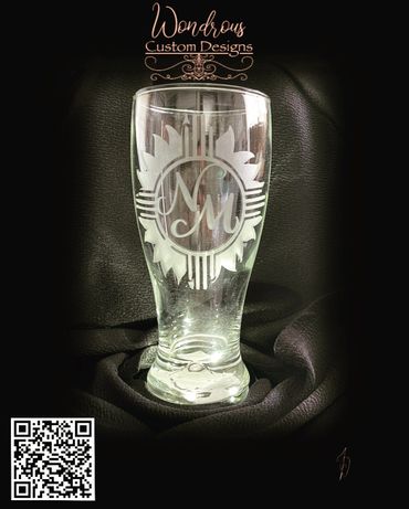 The glass that should be in the hands of every New Mexican! We love our Zia!