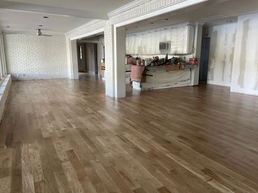 refinished hardwood flooring