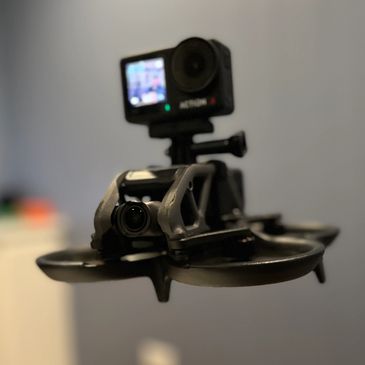 Drone videography Avata Drone Osmo action 4 camera indoor real estate videography