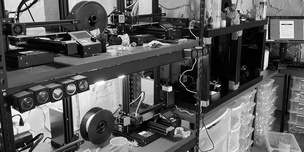 3D printing, Small corner of the shop