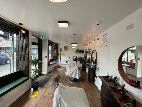 Barbershop, Barbershop in Bonnyyrigg, Midlothian. Barbers