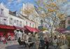 "Place du Tertre" - Oil on Canvas, 36 x 48 in