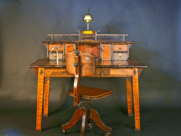 On Haley's Pond Fly-Tying Desk