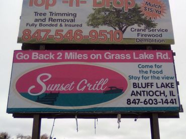 Billboards at Sign Appeal in Fox Lake