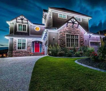 Permanent LED house lighting