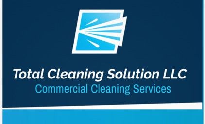 Logo of Total Cleaning Solution LLC providing commercial cleaning services.