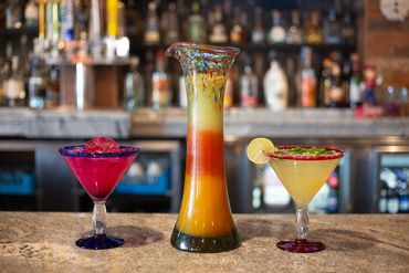 Margaritas are a must when stopping into El Potrero !