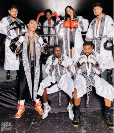 Heavy Weight boxing champions rock the bells photo shoot for LL Cool J.