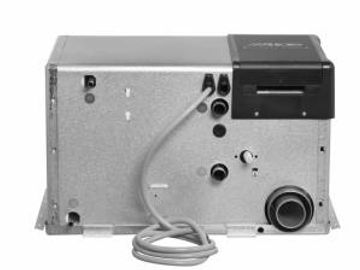 Teknisk data
Høyde: 310 mm
Bredde: 340 mm
Lengde: 490 mm
Vekt: 14 kg (uten væske)
Gass: Propan Bu