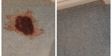 Blood stain removal